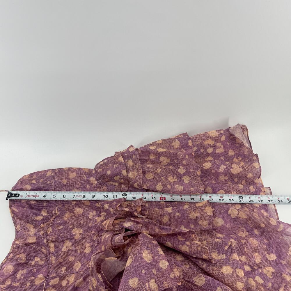 Ulla Johnson Celina Silk Cotton Blend Dress Sz 8 Ruffle Pattern Mini NWOT - Picture 9 of 9
